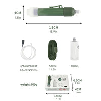 HydraGuard™ Outdoor Water Purification Straw
